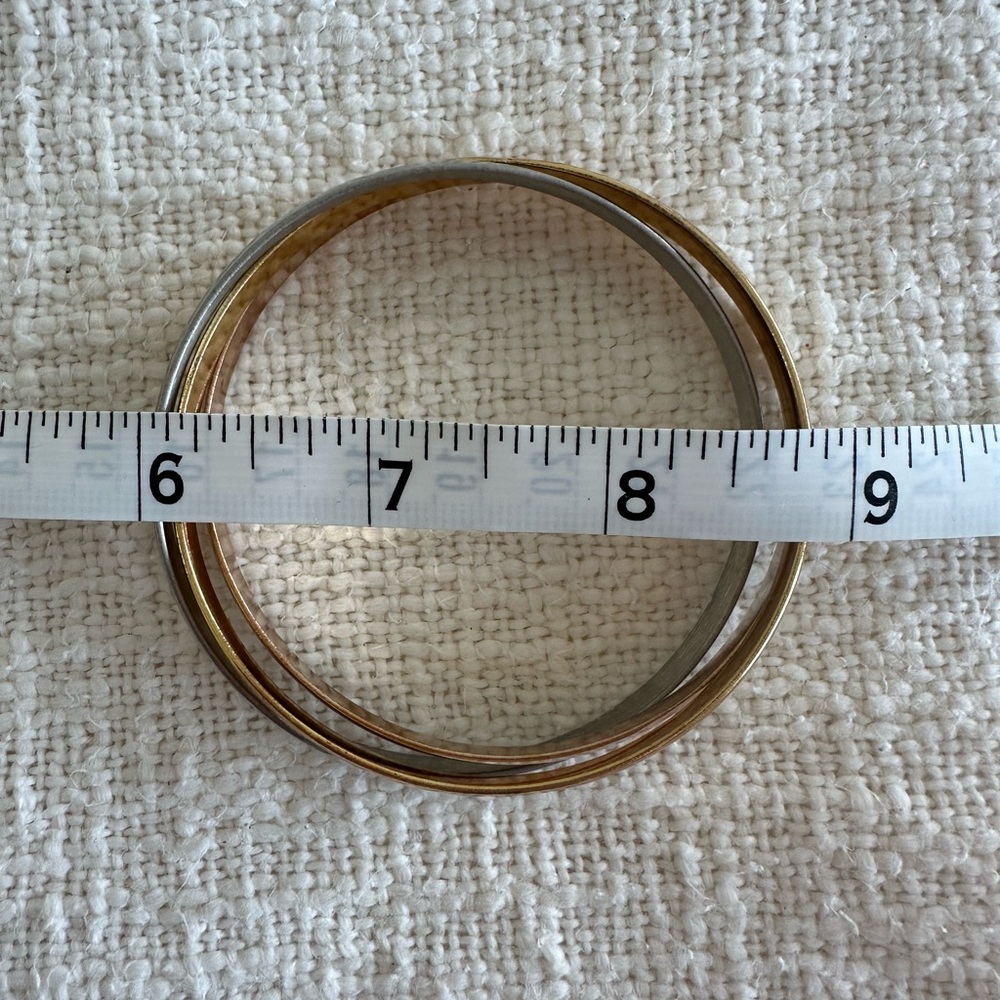 Tri Colored Interlocking Bracelets - image 2